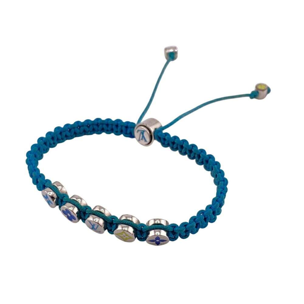 LOUIS VUITTON Blue Monogram Charm Bracelet - Picture 2 of 6
